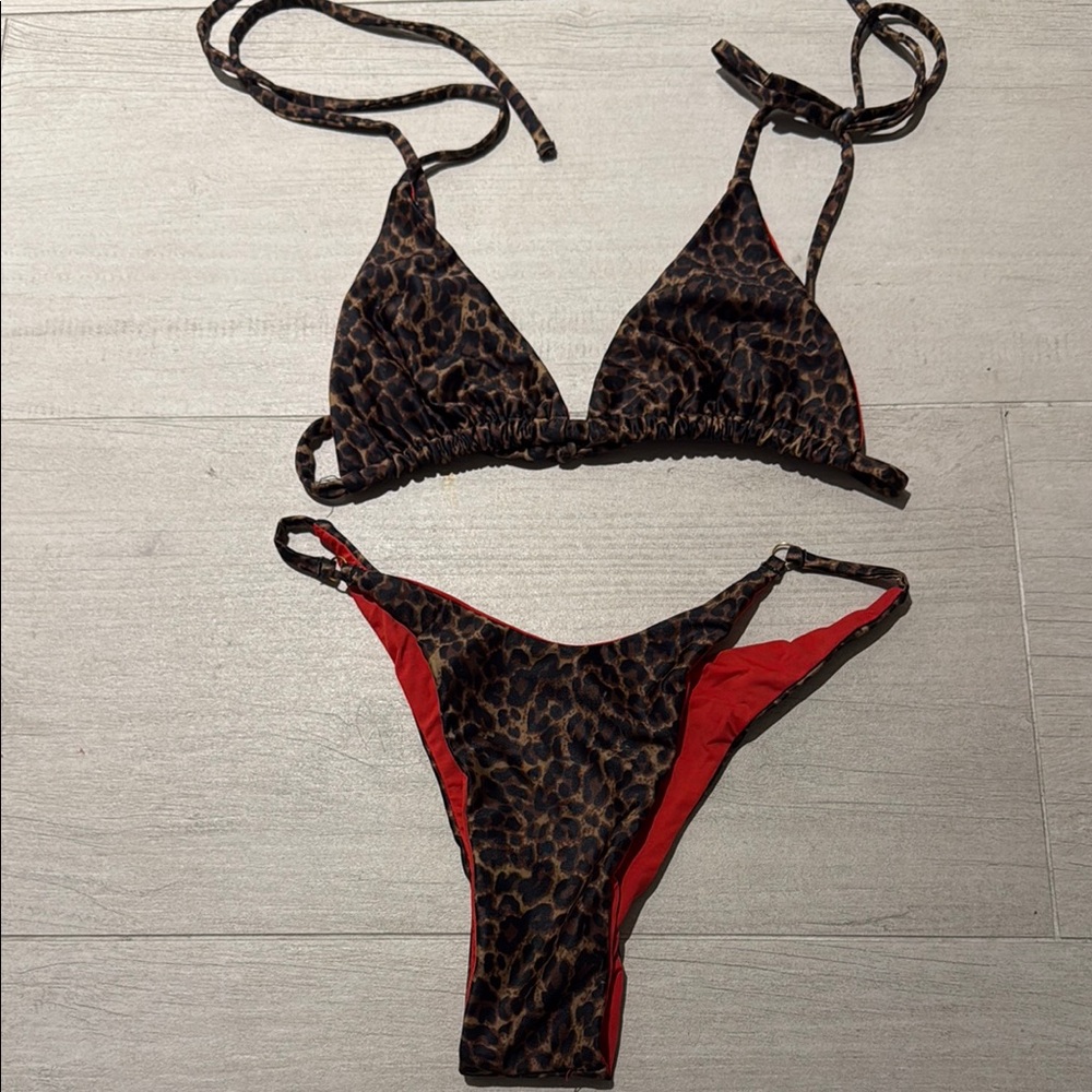 Leopard Print Bikini Set - Picture 5 of 7